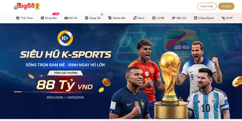 Big88 đứng ở đâu trong “bản đồ” nhà cái hiện nay?