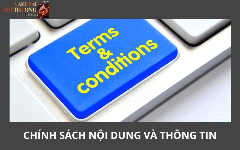 Chính sách nội dung và thông tin