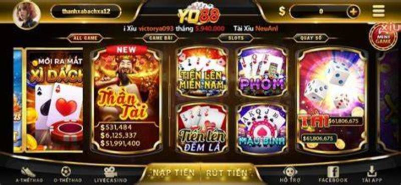 Kho game đa dạng, tỷ lệ thưởng hấp dẫn