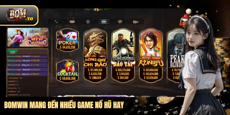 Tổng quan về cổng game bài Bomwin